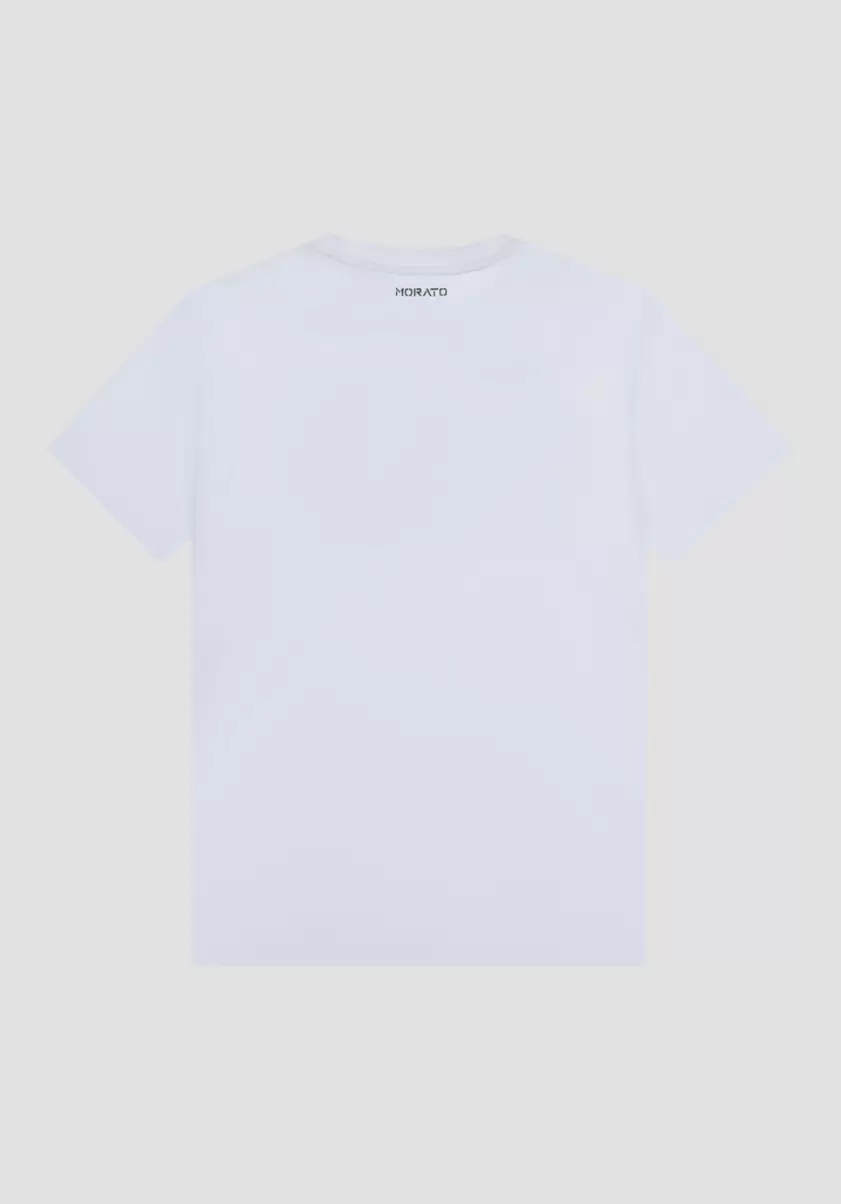 Camiseta Regular Fit 100 % De Algodón Con Estampado En Contraste Hombre Nuevo Producto Antony Morato Crema Camisetas Y Polo - 4