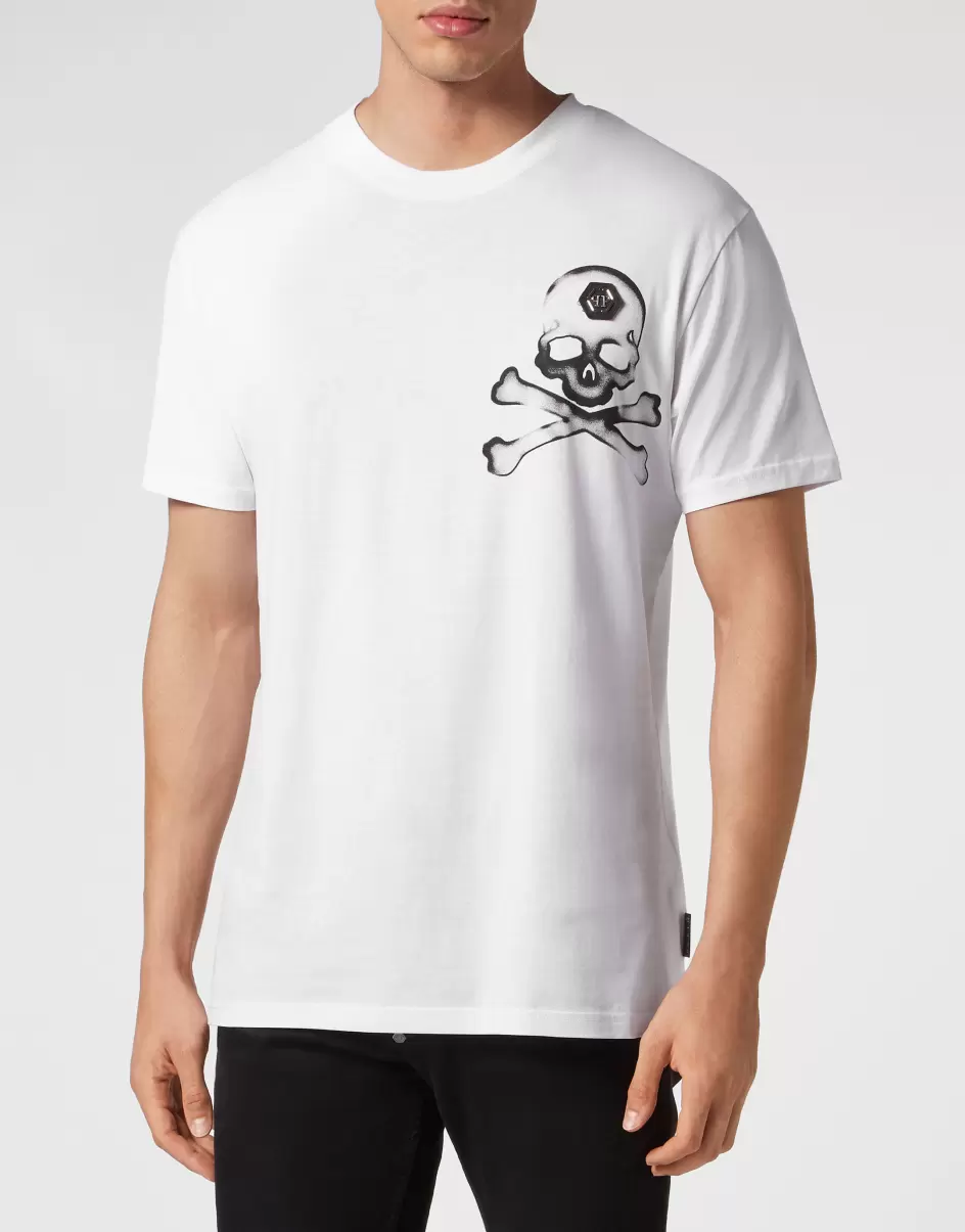 White Nuevo Producto Camisetas T-Shirt Round Neck Ss Gothic Plein Philipp Plein Hombre - 1