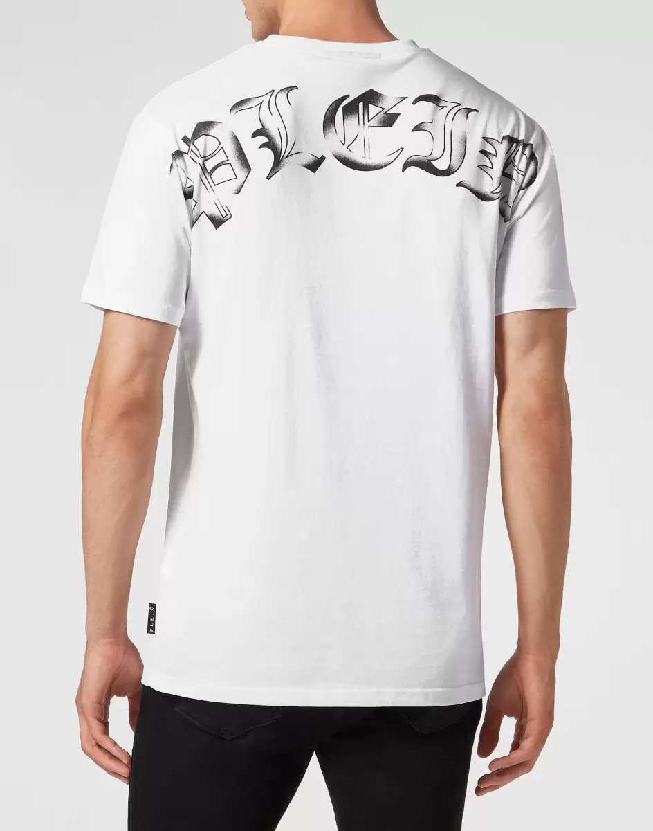 White Nuevo Producto Camisetas T-Shirt Round Neck Ss Gothic Plein Philipp Plein Hombre - 2