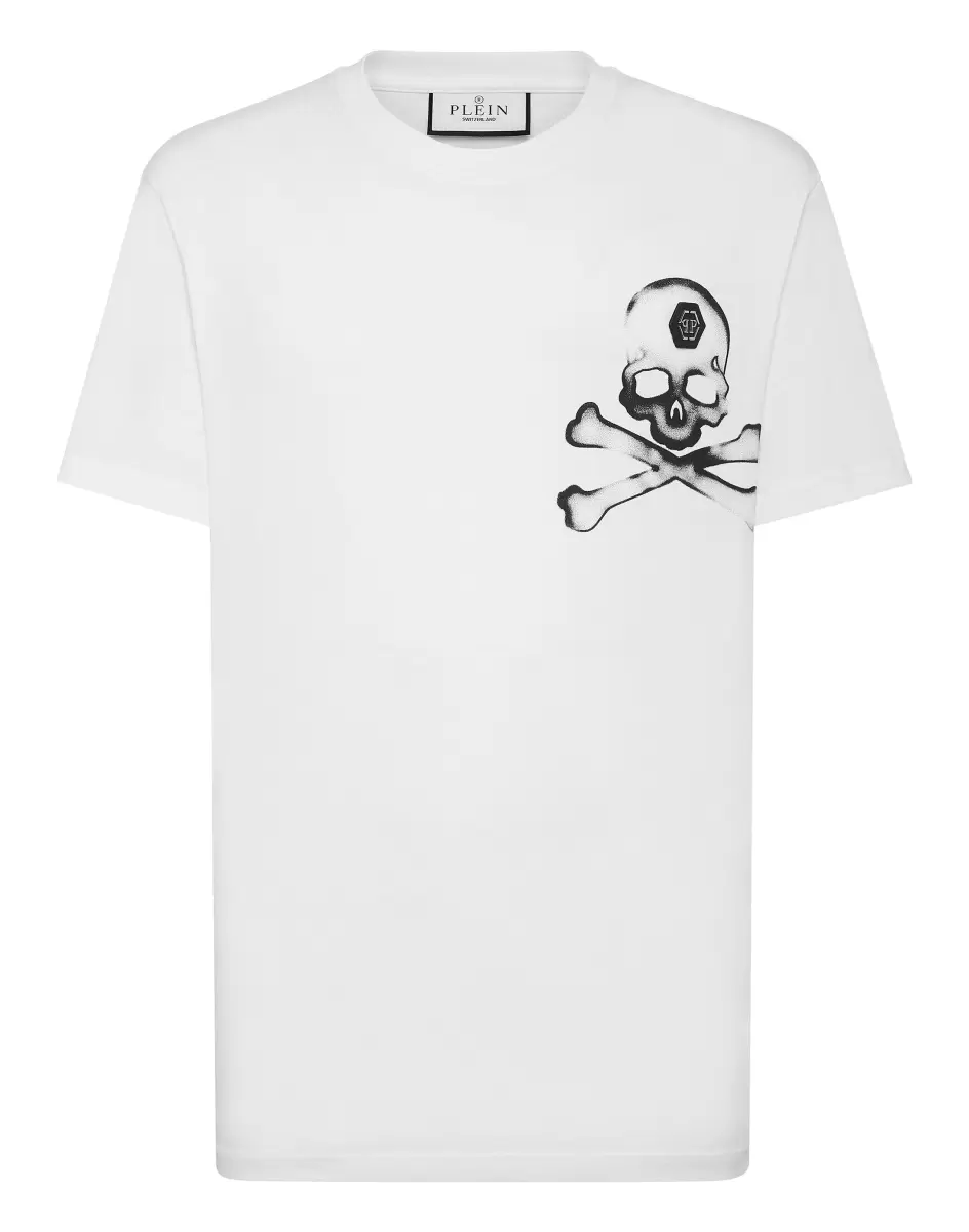 White Nuevo Producto Camisetas T-Shirt Round Neck Ss Gothic Plein Philipp Plein Hombre