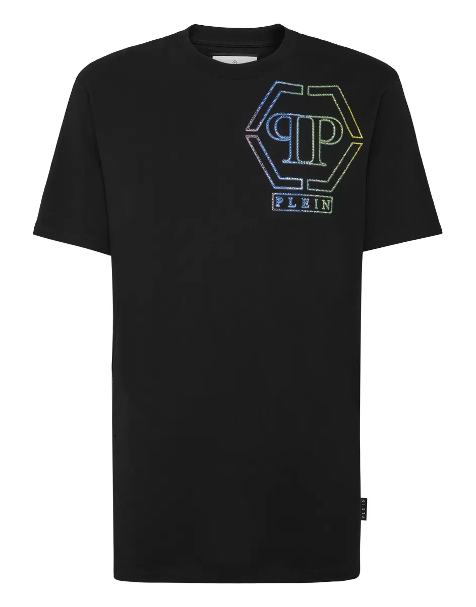 Black T-Shirt V-Neck Ss Hombre Productos Recomendados Camisetas Philipp Plein