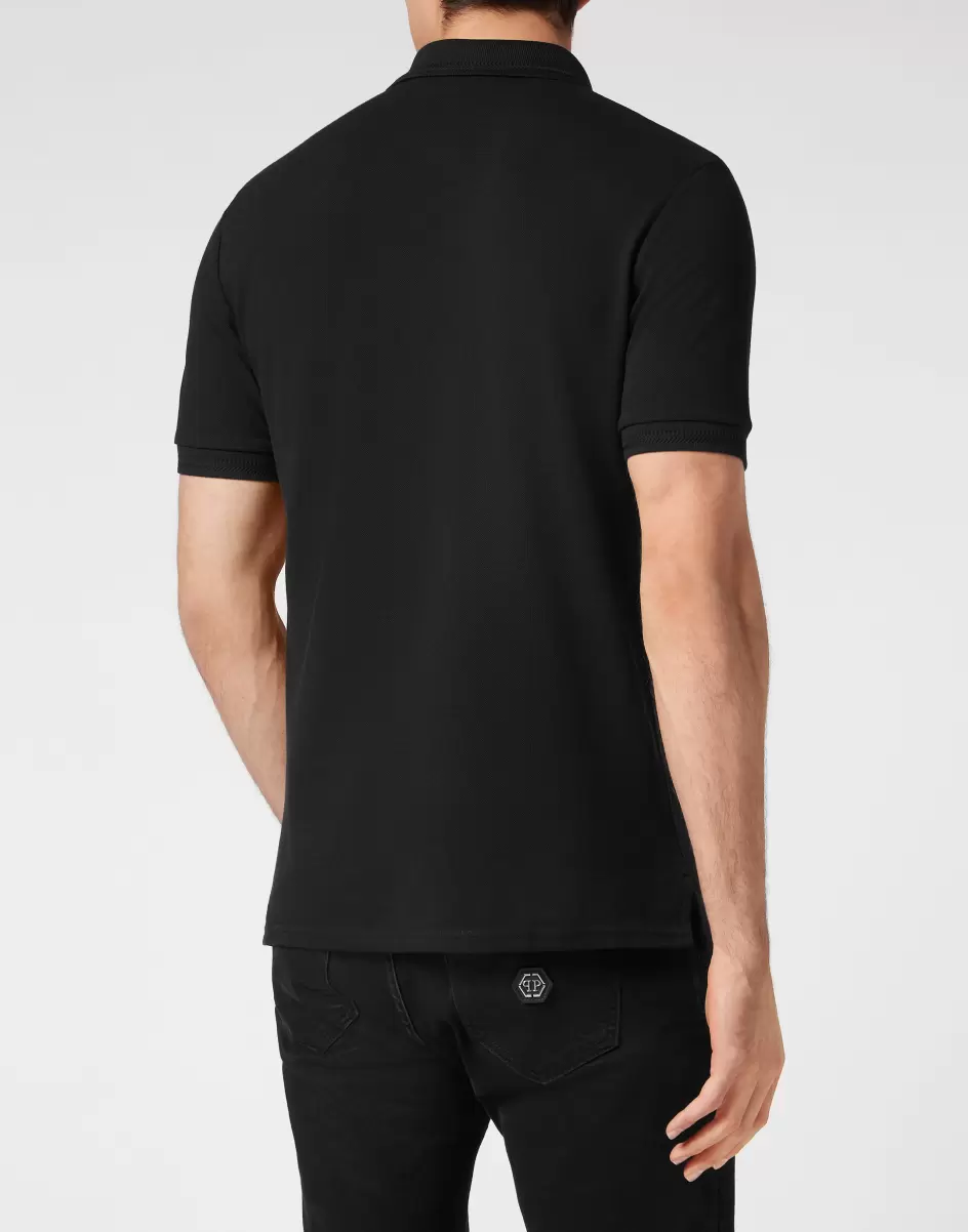 Polos Philipp Plein Polo Shirt Ss Gothic Plein Hombre Black Recomendar - 2