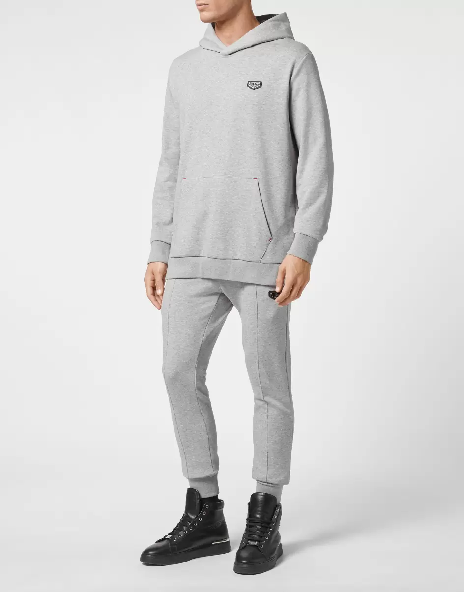 Grey Moda Street Style Avanzado Hoodie Sweatshirt Iconic Plein Philipp Plein Hombre - 3