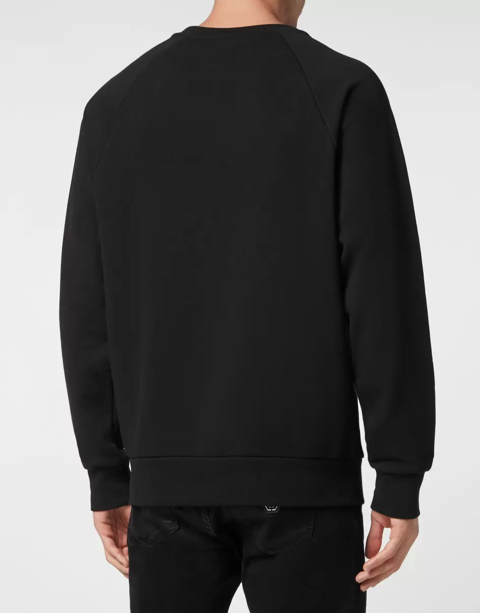 Zip Chain Sweatshirt Ls Black Jerseys / Sudaderas / Chaquetas Hombre Precios Estacionales Philipp Plein - 2