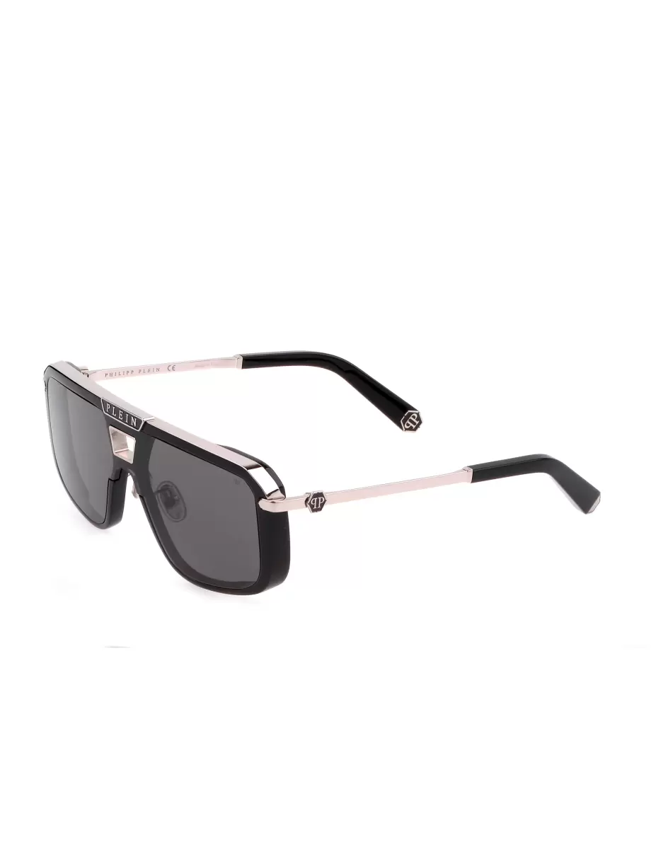 Black Gafas De Sol Hombre Sunglasses Plein Legacy  Hexagon Philipp Plein Moderno - 3