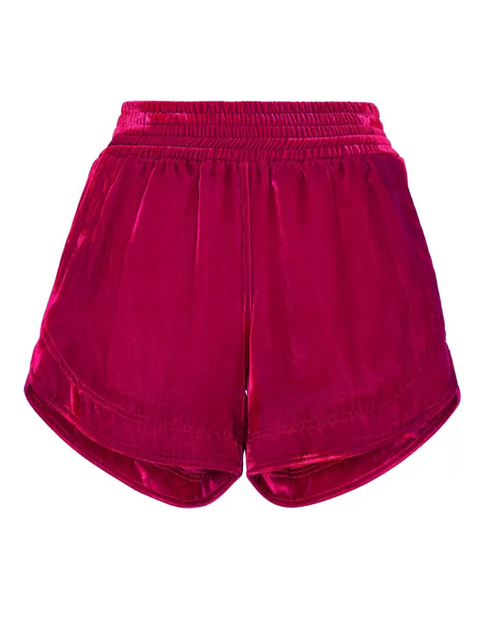 Pantalones & Shorts Mujer Velvet Hot Pants Fuxia Comercio Philipp Plein