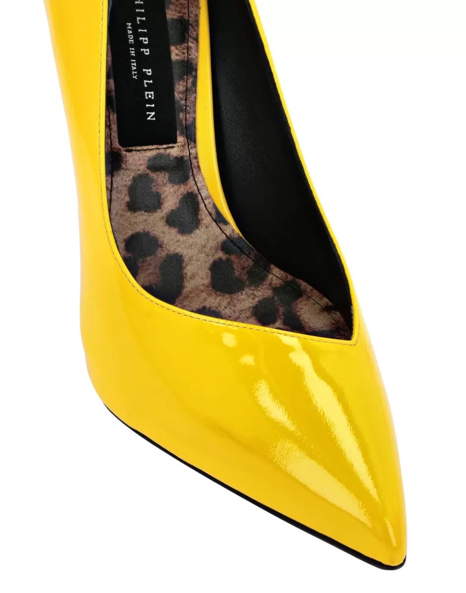Patent Leather Decollete Hi-Heels Productos Recomendados Philipp Plein Yellow Mujer Zapatos - 2