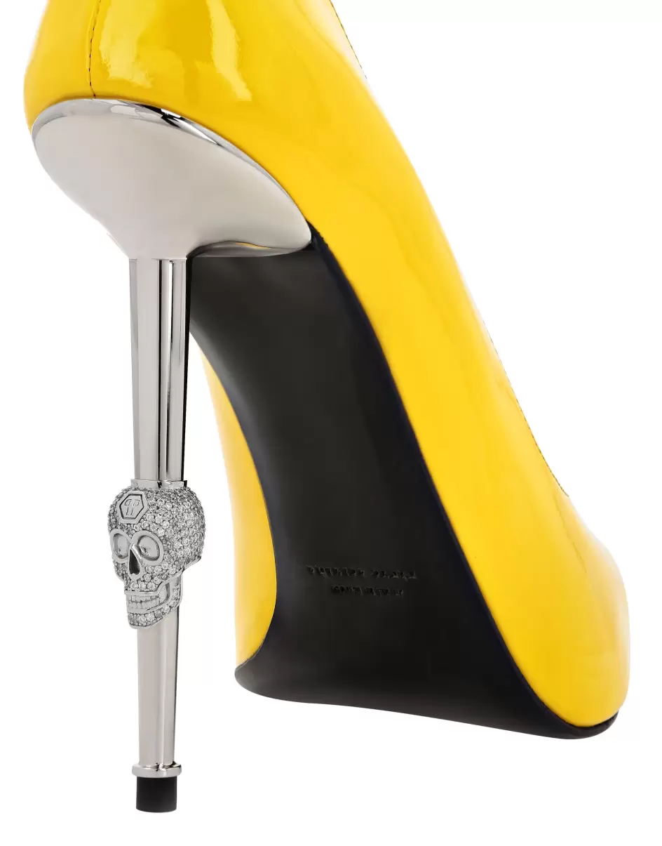 Patent Leather Decollete Hi-Heels Productos Recomendados Philipp Plein Yellow Mujer Zapatos - 3