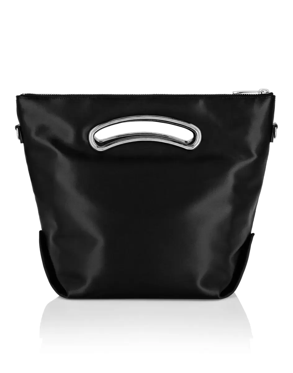Black Philipp Plein Bolsos De Hombro Y Bandoleras Satin Medium Shoulder Bag Mujer Producto - 1