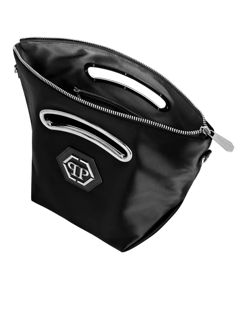 Black Philipp Plein Bolsos De Hombro Y Bandoleras Satin Medium Shoulder Bag Mujer Producto - 3