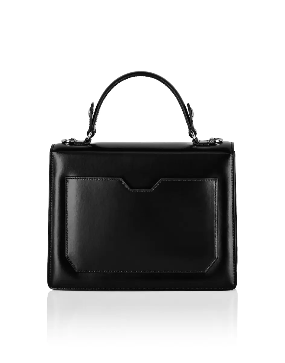 Mini Bolsos Medium Handbag Superheroine Leather Black Precio Razonable Mujer Philipp Plein - 1