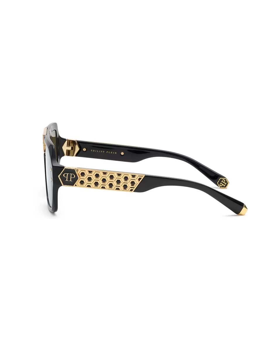 Mujer Black / Gold Innovación Philipp Plein Gafas De Sol Sunglasses Square - 3