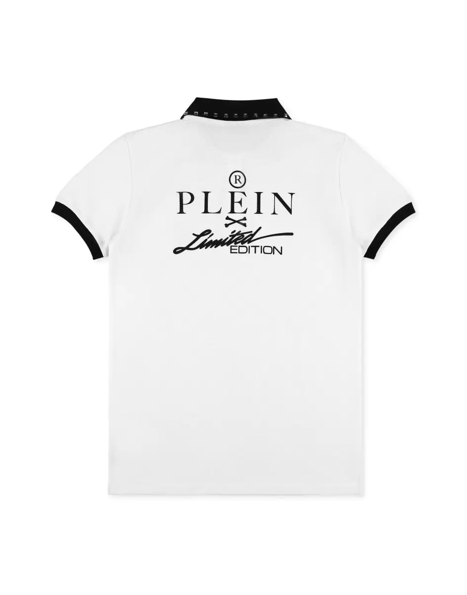 Niños Ropa Polo Shirt White Garantizar Philipp Plein - 1