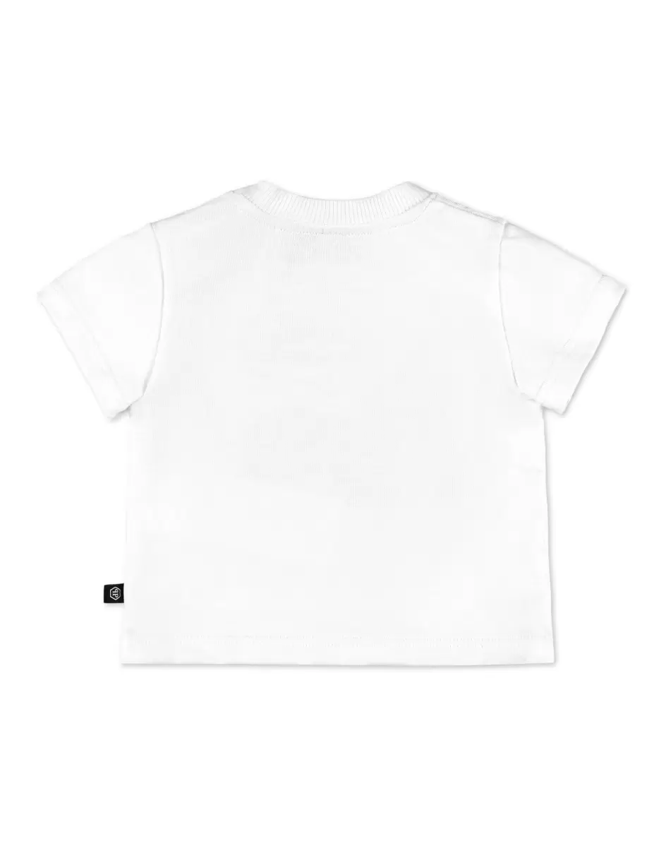 Personalización T-Shirt Short Sleeve Philipp Plein Ropa White Niños - 1