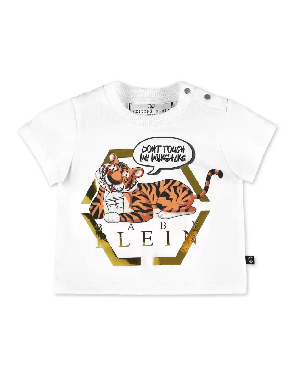 Personalización T-Shirt Short Sleeve Philipp Plein Ropa White Niños