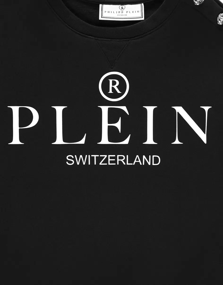 Philipp Plein Oferta Plush Sweater Ropa Niños Black - 2