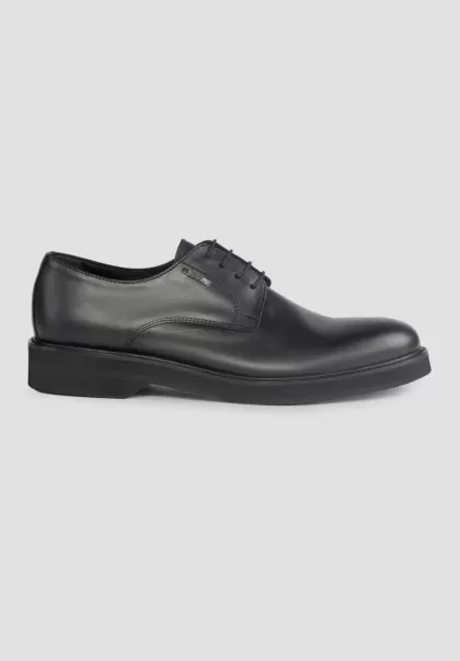 Hombre Zapatos Derby «Sean» De Piel Antony Morato Producto Zapatos Formales Negro