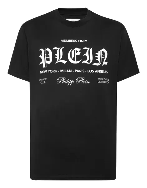 Camisetas T-Shirt Round Neck Ss Hombre Black Complejidad Philipp Plein