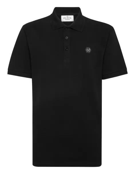 Polo Shirt Ss Gothic Plein Black Salida Hombre Philipp Plein Polos