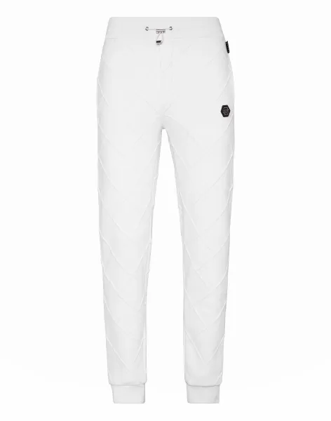 Philipp Plein Hombre Moda Street Style White Jogging Trousers Nuevo Producto
