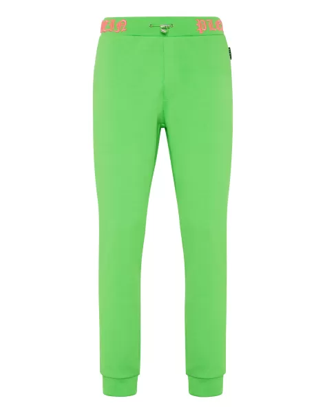 Green Fluo Recomendar Moda Street Style Hombre Philipp Plein Jogging Trousers Skull&Bones