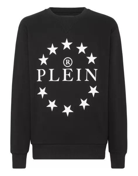 Black Calidad Hombre Sweatshirt Ls Stars Philipp Plein Moda Street Style