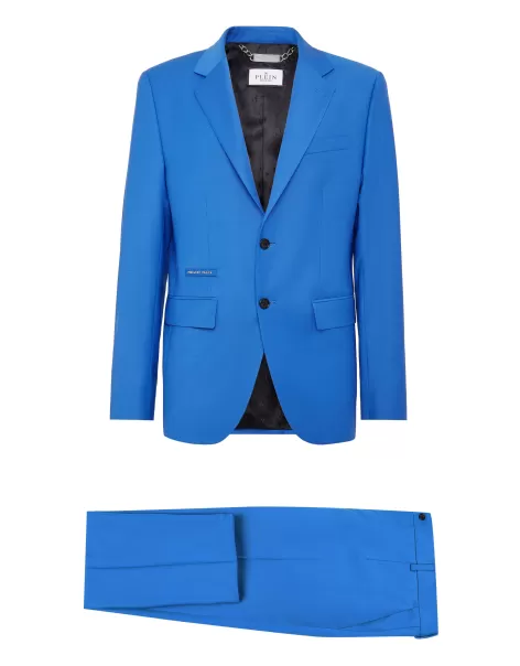Light Blue Exclusivo Philipp Plein Hombre Sartorial Suit: Blazer/Trousers Sartorial