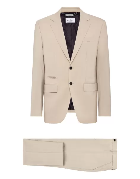 Suit: Blazer/Trousers Sartorial Hombre En Línea Beige Sartorial Philipp Plein