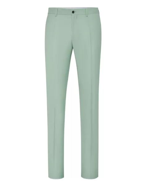 Trousers Gigolò Fit 2024 Turquoise Hombre Philipp Plein Pantalones & Pantalones Cortos