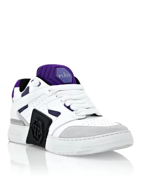Salida Lo-Top Sneakers Phantom $Treet Philipp Plein Sneakers De Caña Baja White/Purple Hombre