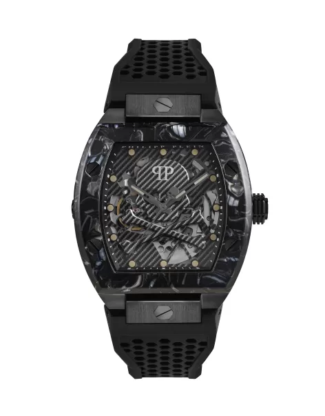 Rebaja Black Relojes Hombre The $Keleton Phantom Watch Philipp Plein