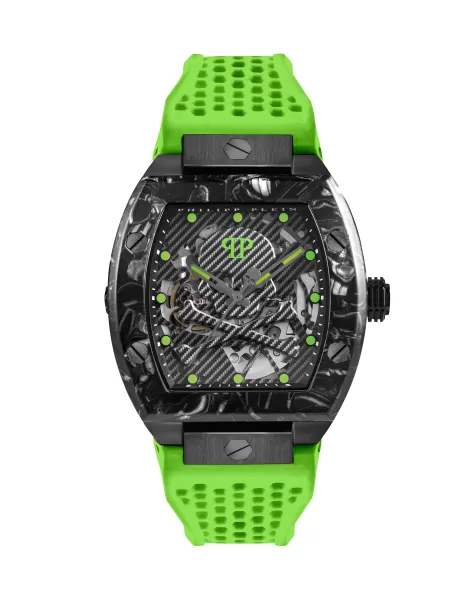 The $Keleton $Port-Master Neon Viper Watch Green Relojes Hombre Servicio Philipp Plein