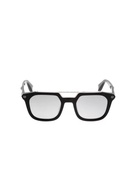 Oferta Sunglasses Plein Traveller  Hexagon Black Hombre Philipp Plein Gafas De Sol
