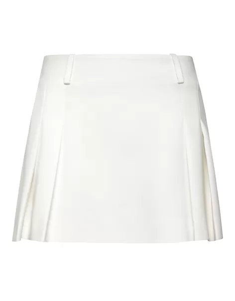 Precio De Coste White Philipp Plein Mujer Vestidos Cady Basic Mini Skirt