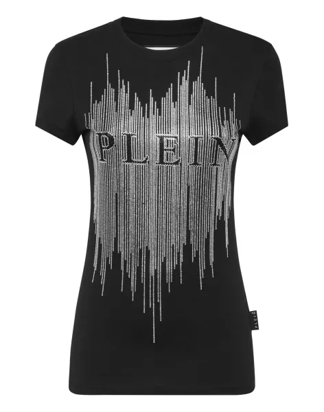 Camiseta & Polos T-Shirt Round Neck Sexy Pure Fit Black Moderno Mujer Philipp Plein