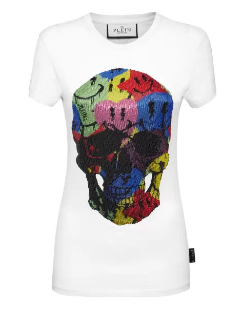 Philipp Plein T-Shirt Sexy Pure Smile Moda Camiseta & Polos Mujer White