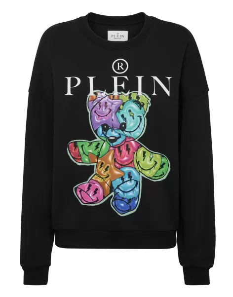 Comprar Mujer Camiseta & Polos Oversized Sweatshirt Smile Black Philipp Plein