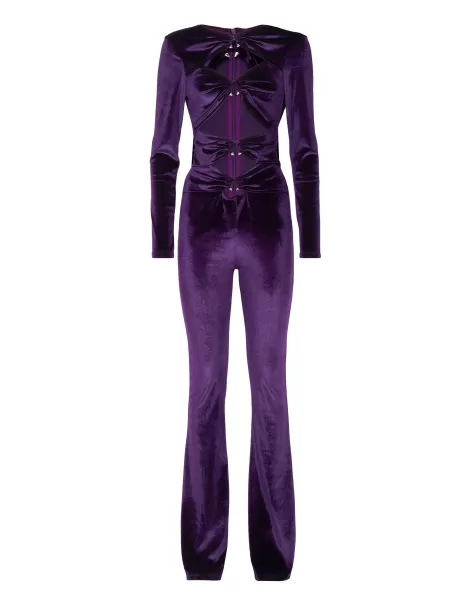 Philipp Plein Mujer Comprar Purple Jumpsuit Pantalones & Shorts