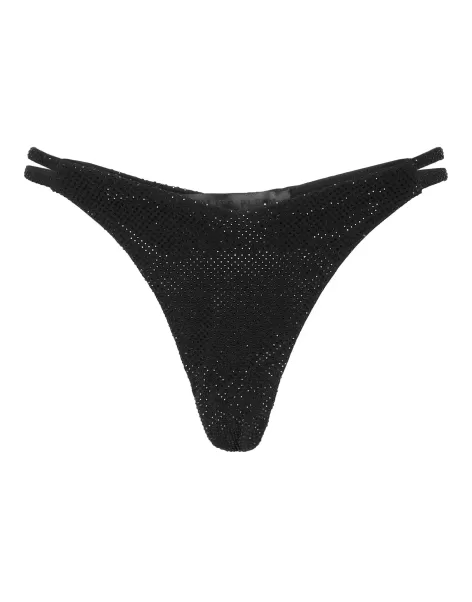 Fiabilidad Slip Underwear Trajes De Baño Philipp Plein Black Mujer