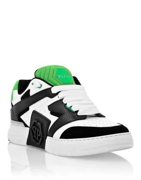 Sneakers Green / Black Mujer Lo-Top Sneakers Phantom $Treet Costumbre Philipp Plein