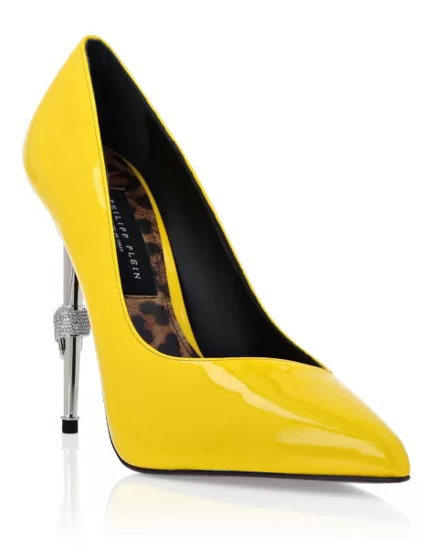 Patent Leather Decollete Hi-Heels Productos Recomendados Philipp Plein Yellow Mujer Zapatos