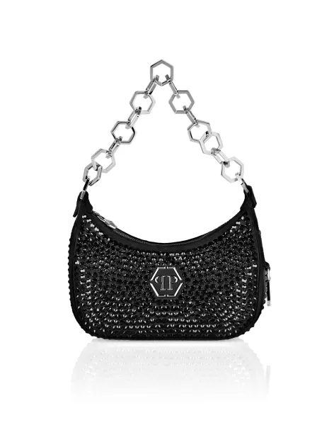 Tienda Online Mujer Philipp Plein Black Bolsos De Hombro Y Bandoleras Shoulder Bag Crystals