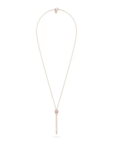Pink Gold Relojes & Joyas Philipp Plein Tienda Online Sliding $Kull Necklace Mujer