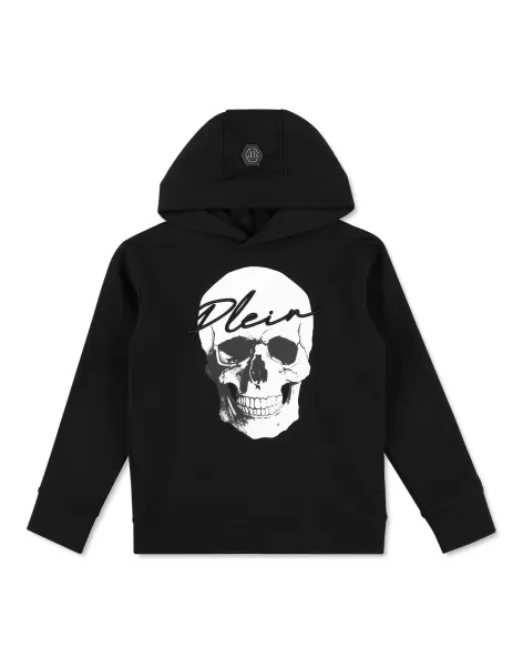 Ropa Sweatshirt W/Hood Skull And Plein Black Costumbre Philipp Plein Niños