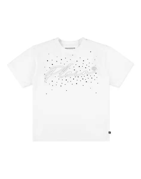Philipp Plein Ropa White Maxi T-Shirt Normativas Niños