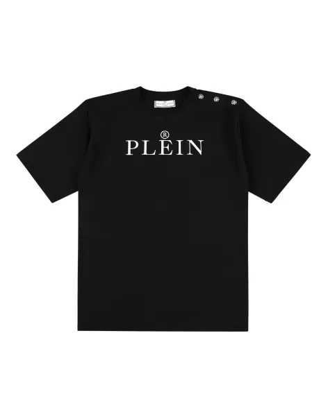Philipp Plein Oferta Especial Black Ropa Maxi T-Shirt Niños